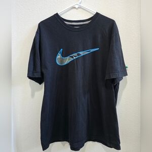 Nike swoosh black t-shirt size XL